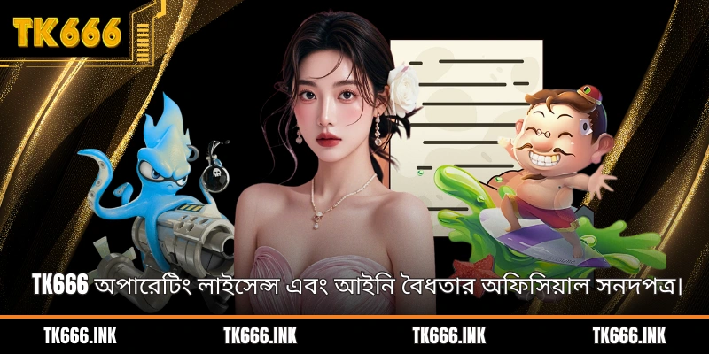 TK666 অপারেটিং লাইসেন্স এবং আইনি বৈধতার অফিসিয়াল সনদপত্র।