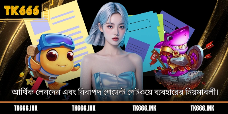 আর্থিক লেনদেন এবং নিরাপদ পেমেন্ট গেটওয়ে ব্যবহারের নিয়মাবলী।