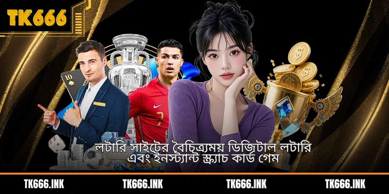 লটারি সাইটের বৈচিত্র্যময় ডিজিটাল লটারি এবং ইনস্ট্যান্ট স্ক্র্যাচ কার্ড গেম