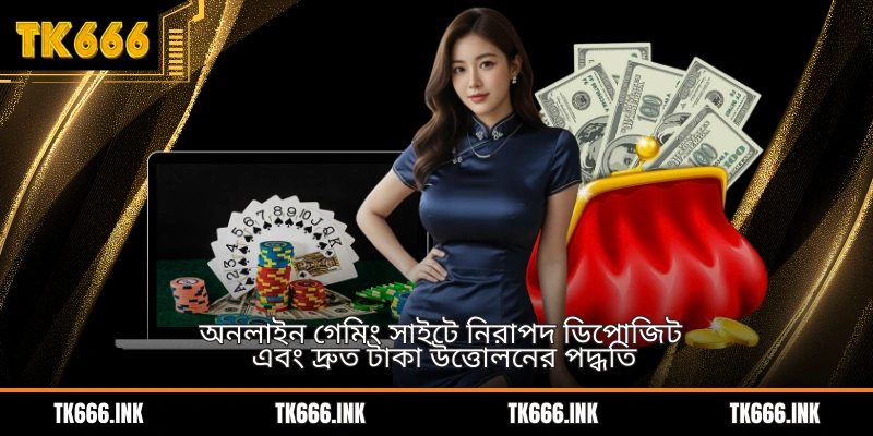 অনলাইন গেমিং সাইটে নিরাপদ ডিপোজিট এবং দ্রুত টাকা উত্তোলনের পদ্ধতি