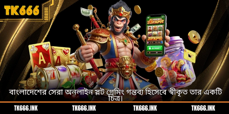 বাংলাদেশের সেরা অনলাইন স্লট গেমিং গন্তব্য হিসেবে স্বীকৃত তার একটি চিত্র।