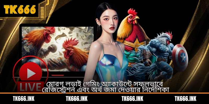 মোরগ লড়াই গেমিং অ্যাকাউন্টে সফলভাবে রেজিস্ট্রেশন এবং অর্থ জমা দেওয়ার নির্দেশিকা