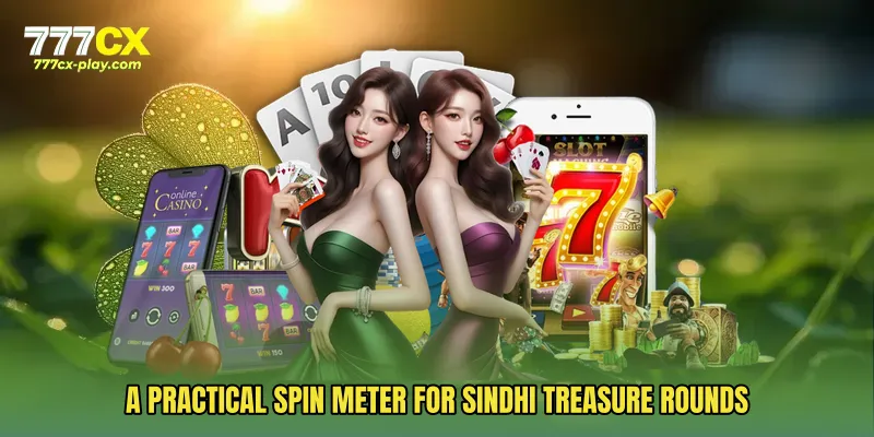 A practical spin meter for Sindhi treasure rounds