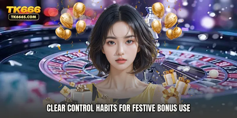 Clear control habits for festive bonus use