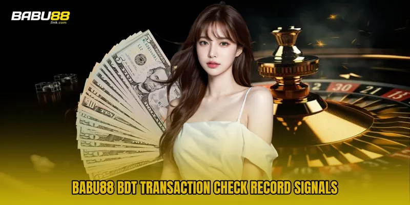 BABU88 BDT Transaction Check record signals