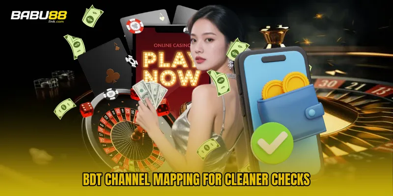 BDT channel mapping for cleaner checks